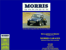 Tablet Screenshot of morrisgarages.net